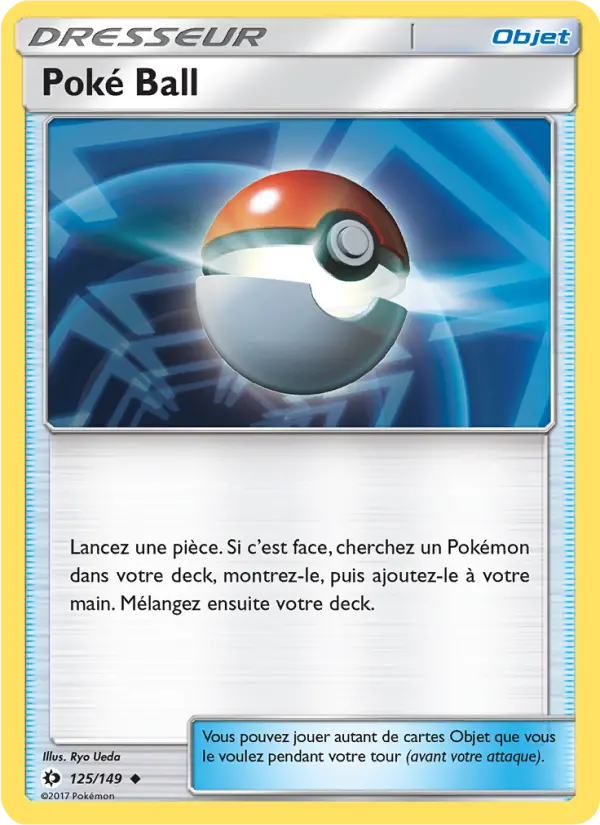 125/149 - Poké Ball — Carte Pokémon Soleil et Lune 125/149