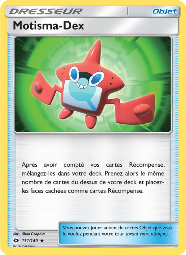 131/149 - Motisma-Dex — Carte Pokémon Soleil et Lune 131/149