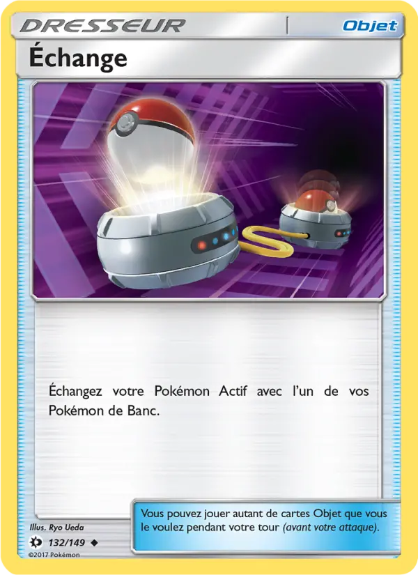 132/149 - Échange — Carte Pokémon Soleil et Lune 132/149