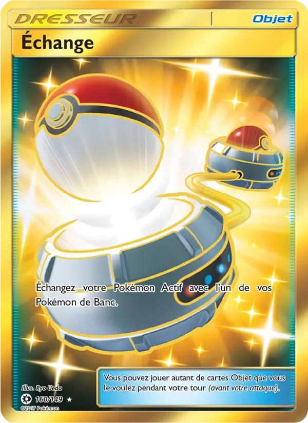 160/149 - Échange — Carte Pokémon Soleil et Lune 160/149