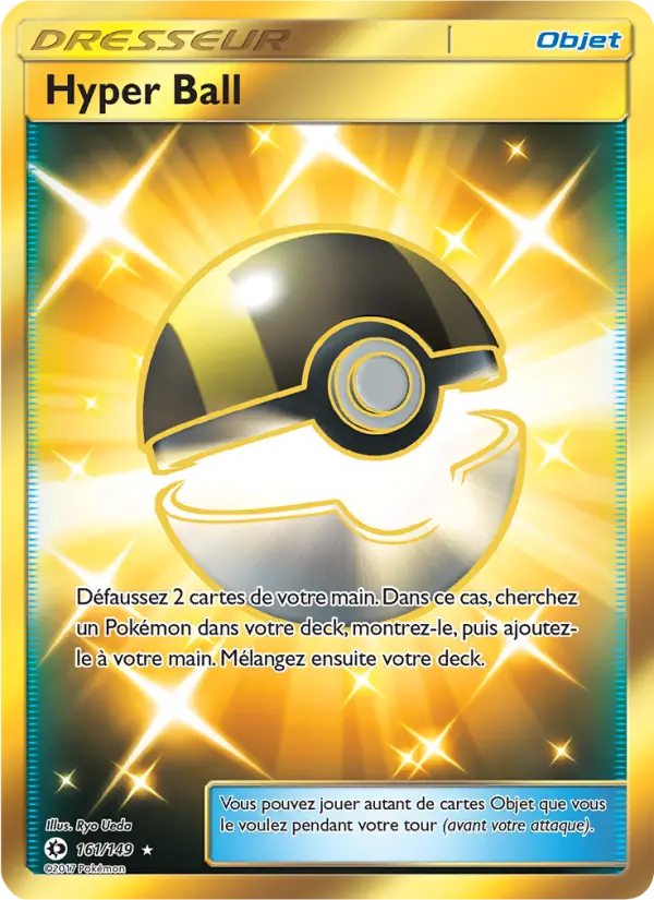 161/149 - Hyper Ball — Carte Pokémon Soleil et Lune 161/149