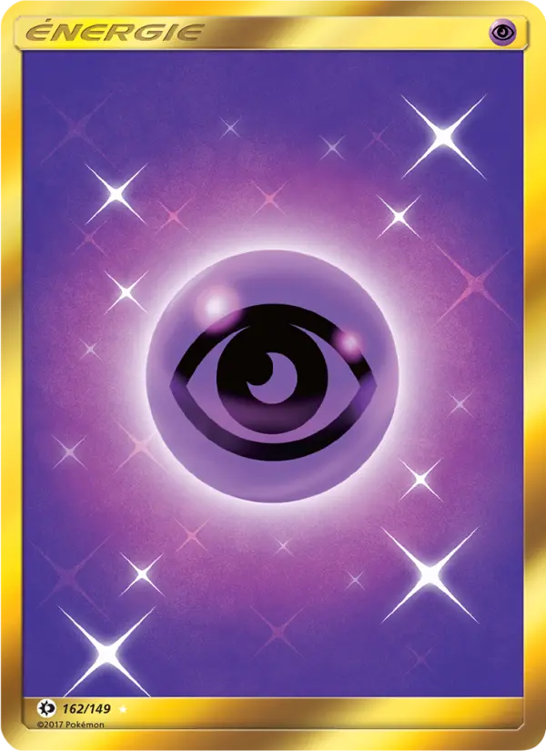 162/149 - Énergie Psy — Carte Pokémon Soleil et Lune 162/149