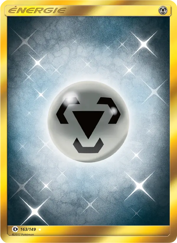 163/149 - Énergie Métal — Carte Pokémon Soleil et Lune 163/149