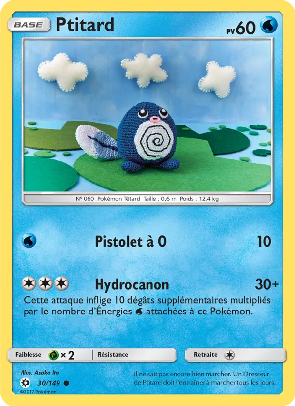 030/149 - Ptitard — Carte Pokémon Soleil et Lune 30/149