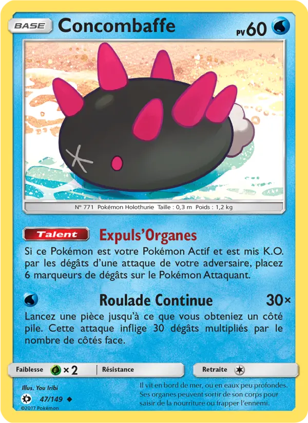 047/149 - Concombaffe — Carte Pokémon Soleil et Lune 47/149