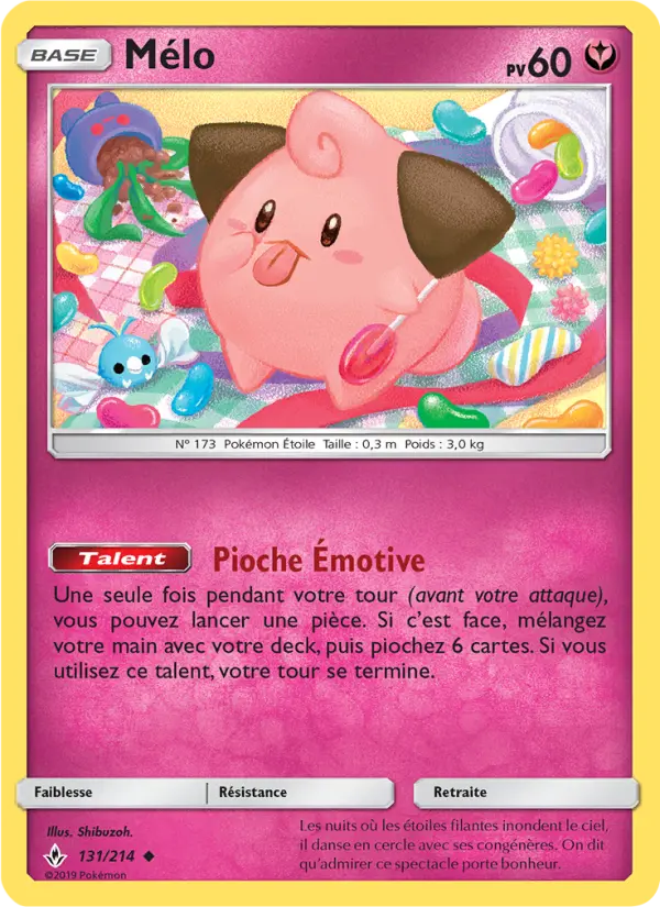 131/214 - Mélo — Carte Pokémon Alliance Infaillible 131/214