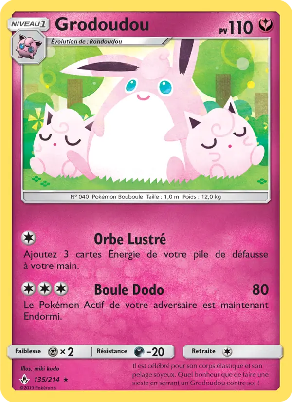 135/214 - Grodoudou — Carte Pokémon Alliance Infaillible 135/214