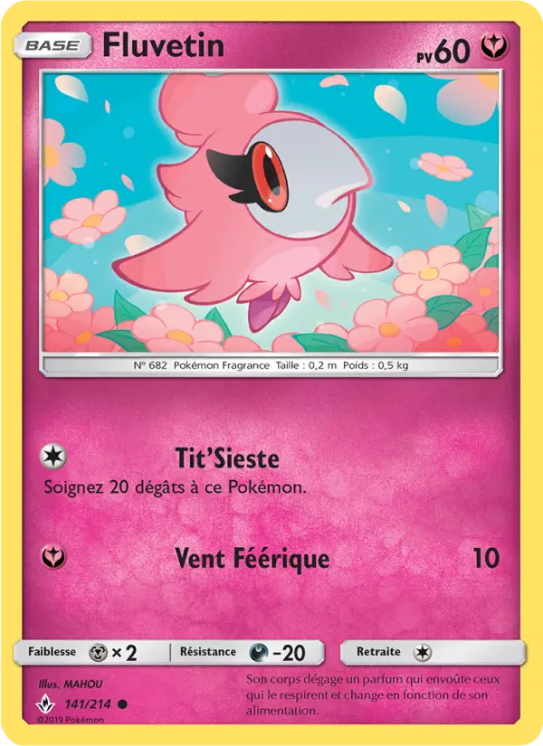 Fluvetin — Carte Pokémon 141 Alliance Infaillible