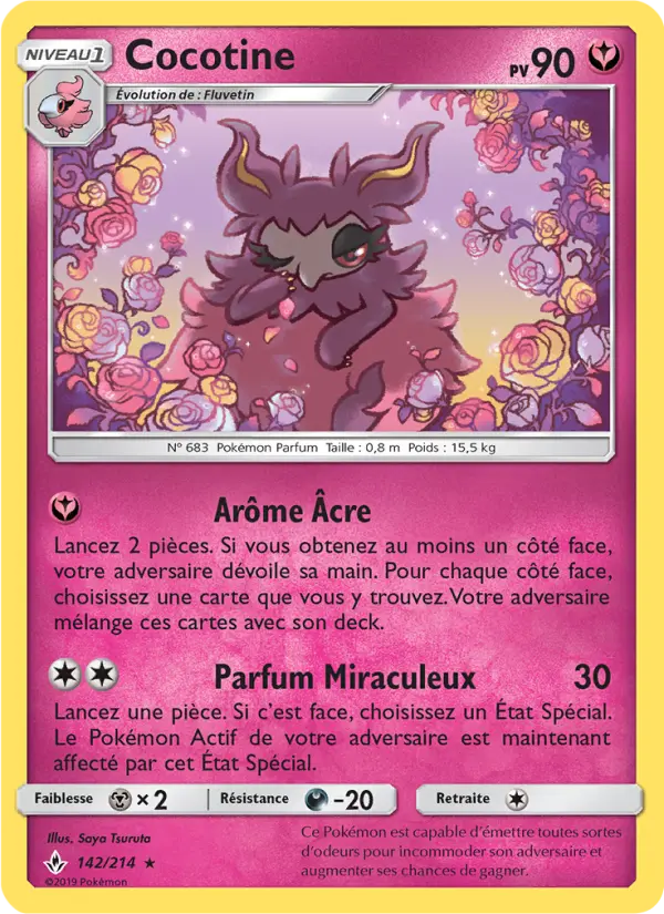 Cocotine — Carte Pokémon 142 Alliance Infaillible
