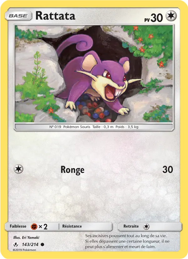 Rattata — Carte Pokémon 143 Alliance Infaillible