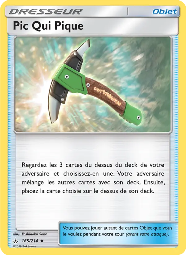165/214 - Pic Qui Pique — Carte Pokémon Alliance Infaillible 165/214