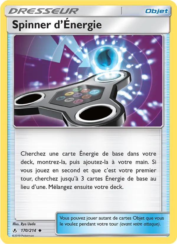 170/214 - Spinner d’Énergie — Carte Pokémon Alliance Infaillible 170/214