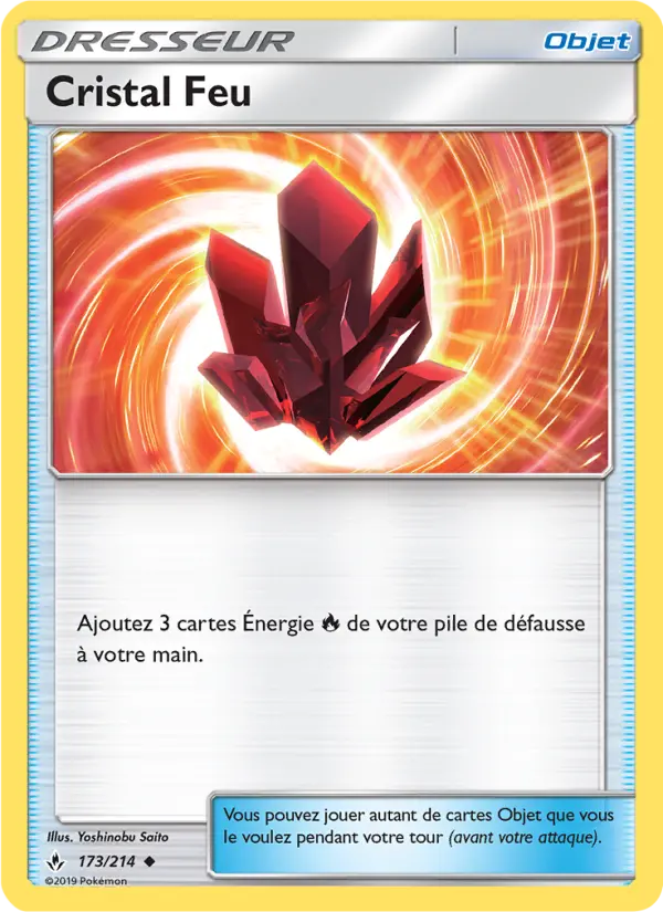 173/214 - Cristal Feu — Carte Pokémon Alliance Infaillible 173/214