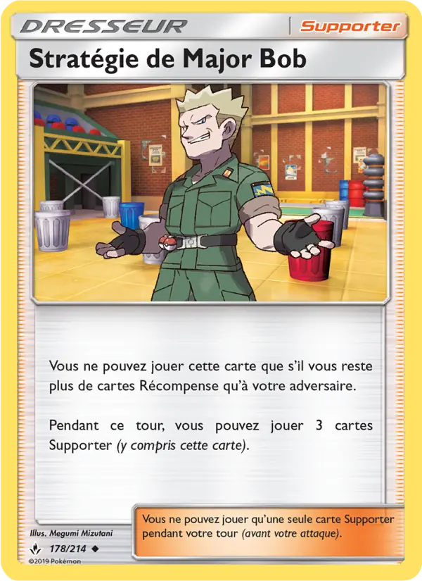 178/214 - Stratégie de Major Bob — Carte Pokémon Alliance Infaillible 178/214