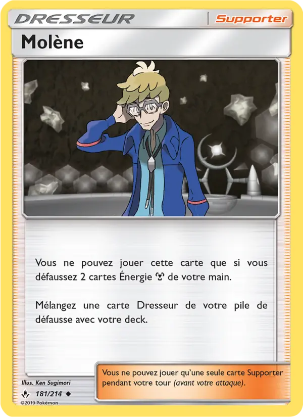 181/214 - Molène — Carte Pokémon Alliance Infaillible 181/214