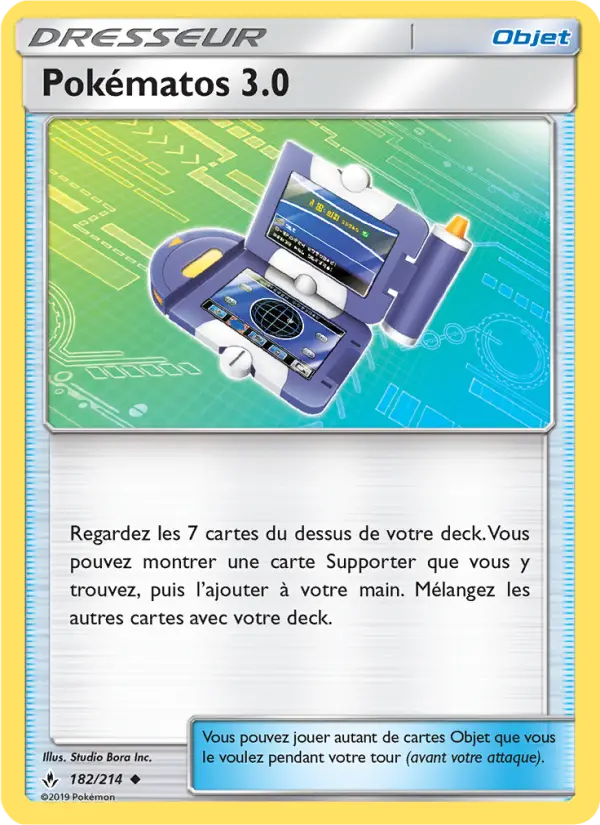182/214 - Pokématos 3.0 — Carte Pokémon Alliance Infaillible 182/214