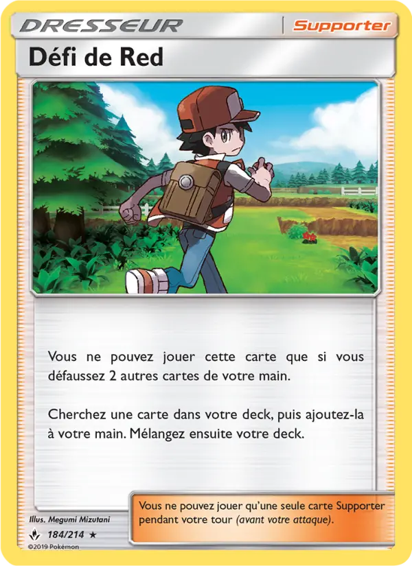184/214 - Défi de Red — Carte Pokémon Alliance Infaillible 184/214