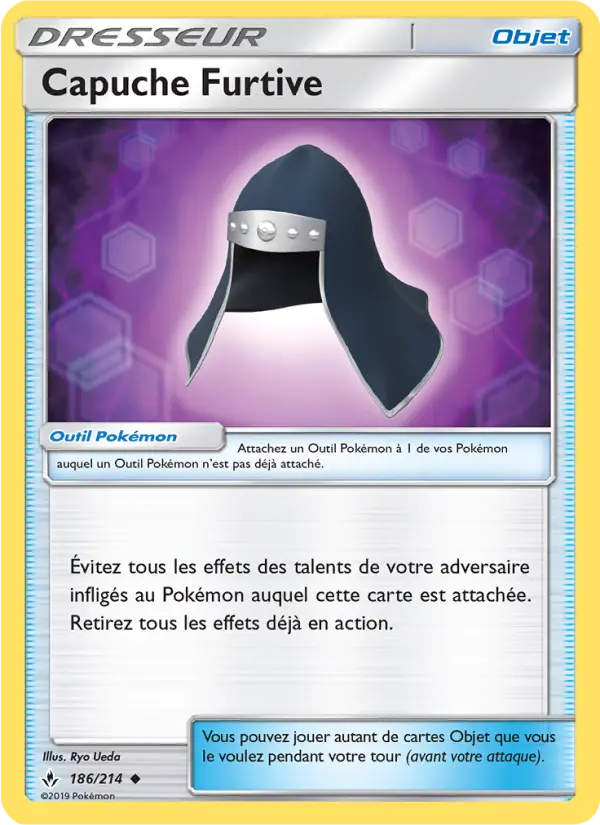 186/214 - Capuche Furtive — Carte Pokémon Alliance Infaillible 186/214