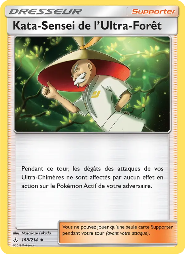 188/214 - Kata-Sensei de l’Ultra-Forêt — Carte Pokémon Alliance Infaillible 188/214