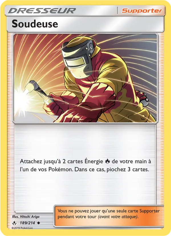 189/214 - Soudeuse — Carte Pokémon Alliance Infaillible 189/214