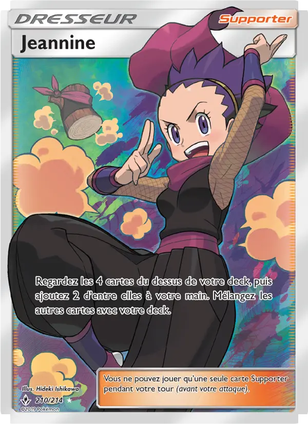 210/214 - Jeannine — Carte Pokémon Alliance Infaillible 210/214