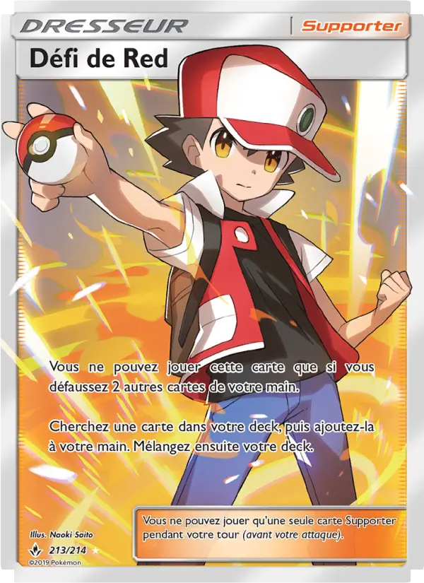213/214 - Défi de Red — Carte Pokémon Alliance Infaillible 213/214