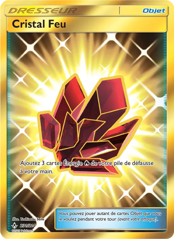 231/214 - Cristal Feu — Carte Pokémon Alliance Infaillible 231/214