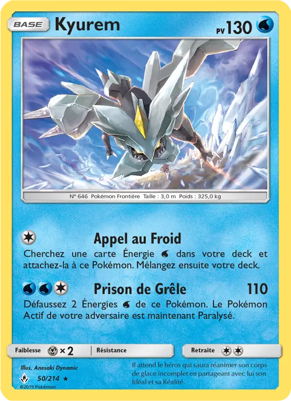 050/214 - Kyurem — Carte Pokémon Alliance Infaillible 50/214