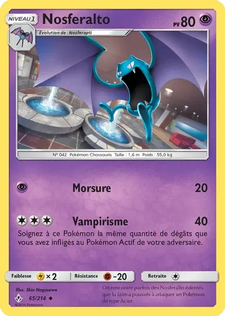 065/214 - Nosferalto — Carte Pokémon Alliance Infaillible 65/214