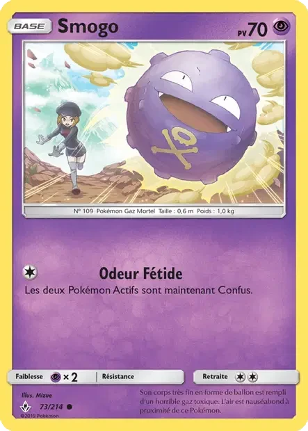 073/214 - Smogo — Carte Pokémon Alliance Infaillible 73/214