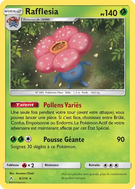 Carte Pokémon Rafflesia sm10