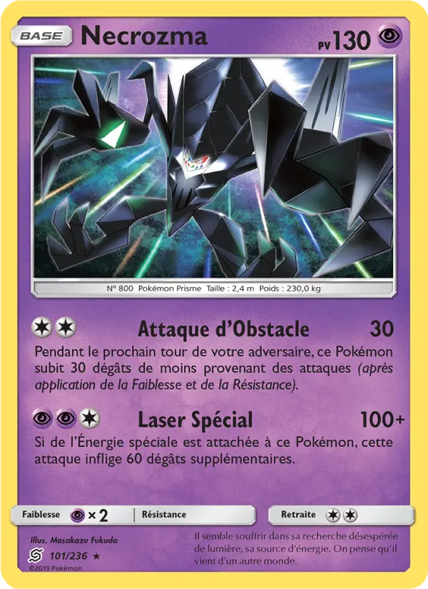 101/236 - Necrozma — Carte Pokémon Harmonie des Esprits 101/236