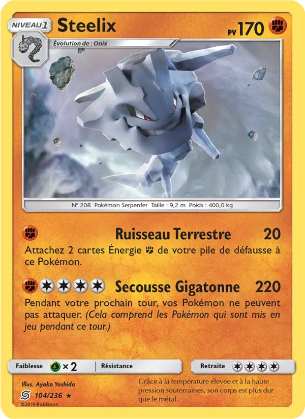 104/236 - Steelix — Carte Pokémon Harmonie des Esprits 104/236
