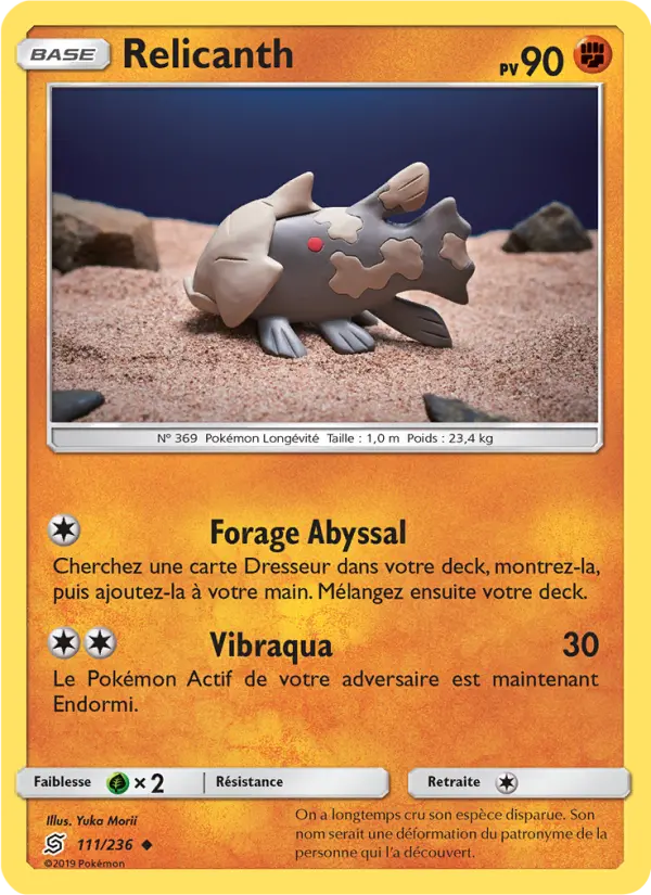 Relicanth — Carte Pokémon 111 Harmonie des Esprits