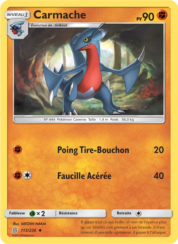 Carmache — Carte Pokémon 113 Harmonie des Esprits