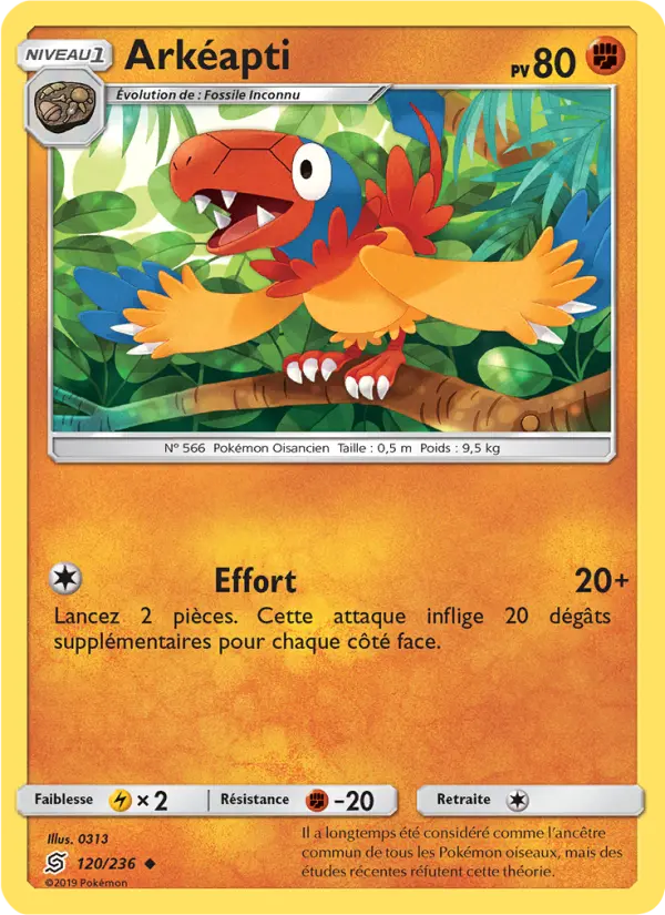 Arkéapti — Carte Pokémon 120 Harmonie des Esprits