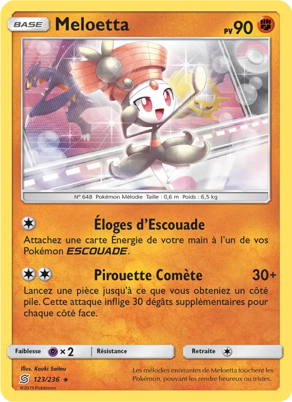 123/236 - Meloetta — Carte Pokémon Harmonie des Esprits 123/236
