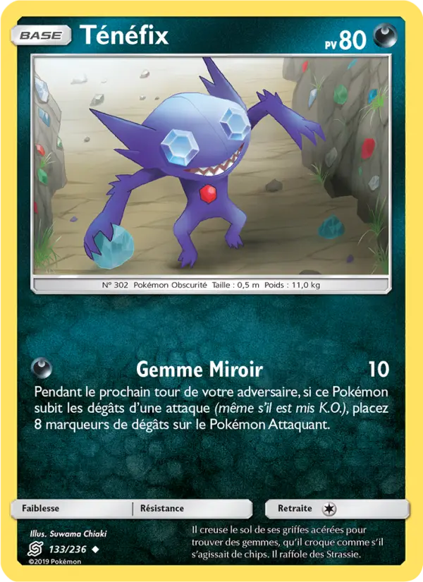 133/236 - Ténéfix — Carte Pokémon Harmonie des Esprits 133/236