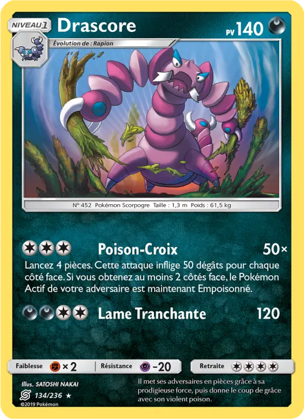 Drascore — Carte Pokémon 134 Harmonie des Esprits