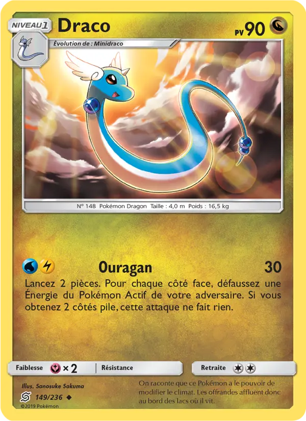 Draco — Carte Pokémon 149 Harmonie des Esprits