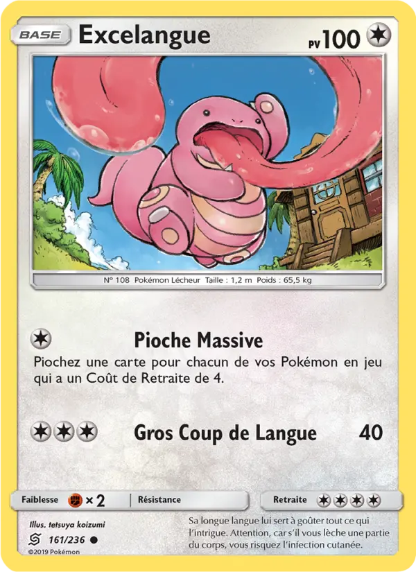 161/236 - Excelangue — Carte Pokémon Harmonie des Esprits 161/236