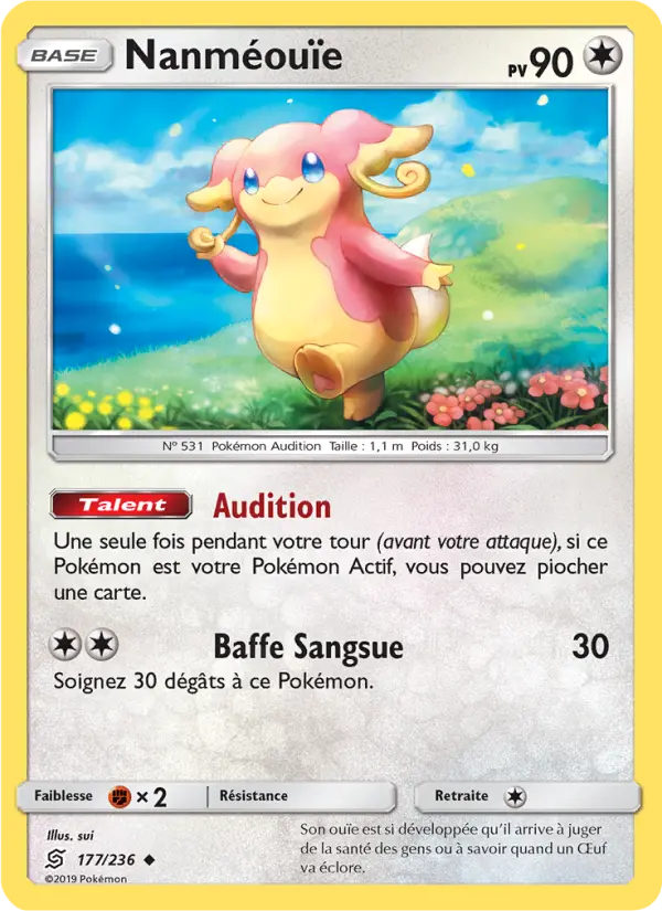 Nanméouïe — Carte Pokémon 177 Harmonie des Esprits