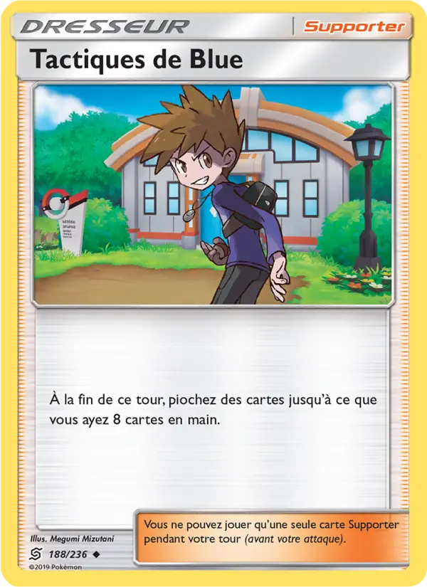 188/236 - Tactiques de Blue — Carte Pokémon Harmonie des Esprits 188/236