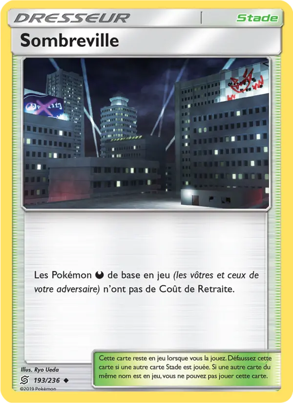 193/236 - Sombreville — Carte Pokémon Harmonie des Esprits 193/236