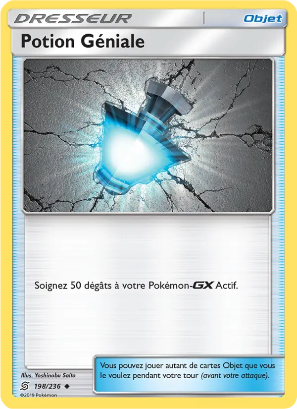 198/236 - Potion Géniale — Carte Pokémon Harmonie des Esprits 198/236