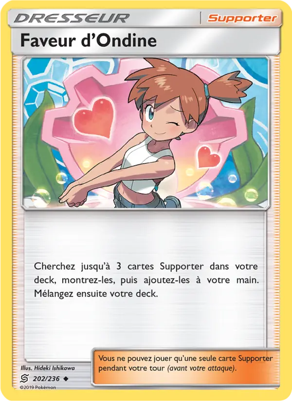 202/236 - Faveur d’Ondine — Carte Pokémon Harmonie des Esprits 202/236