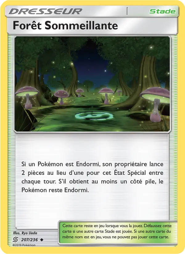 207/236 - Forêt Sommeillante — Carte Pokémon Harmonie des Esprits 207/236