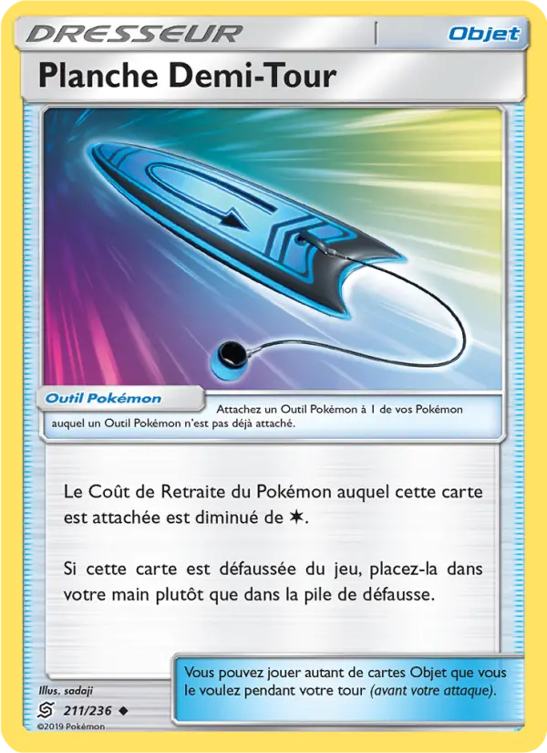 211/236 - Planche Demi-Tour — Carte Pokémon Harmonie des Esprits 211/236