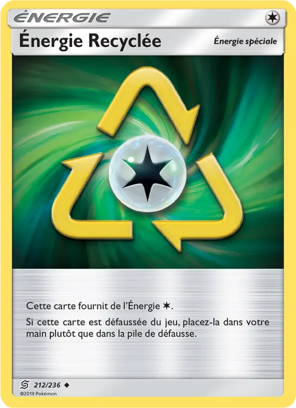 212/236 - Énergie Recyclée — Carte Pokémon Harmonie des Esprits 212/236