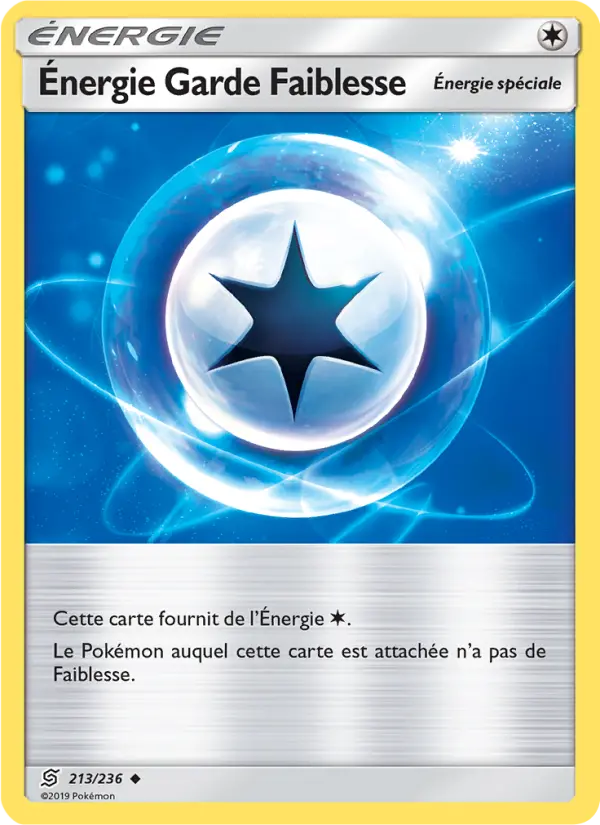 213/236 - Énergie Garde Faiblesse — Carte Pokémon Harmonie des Esprits 213/236